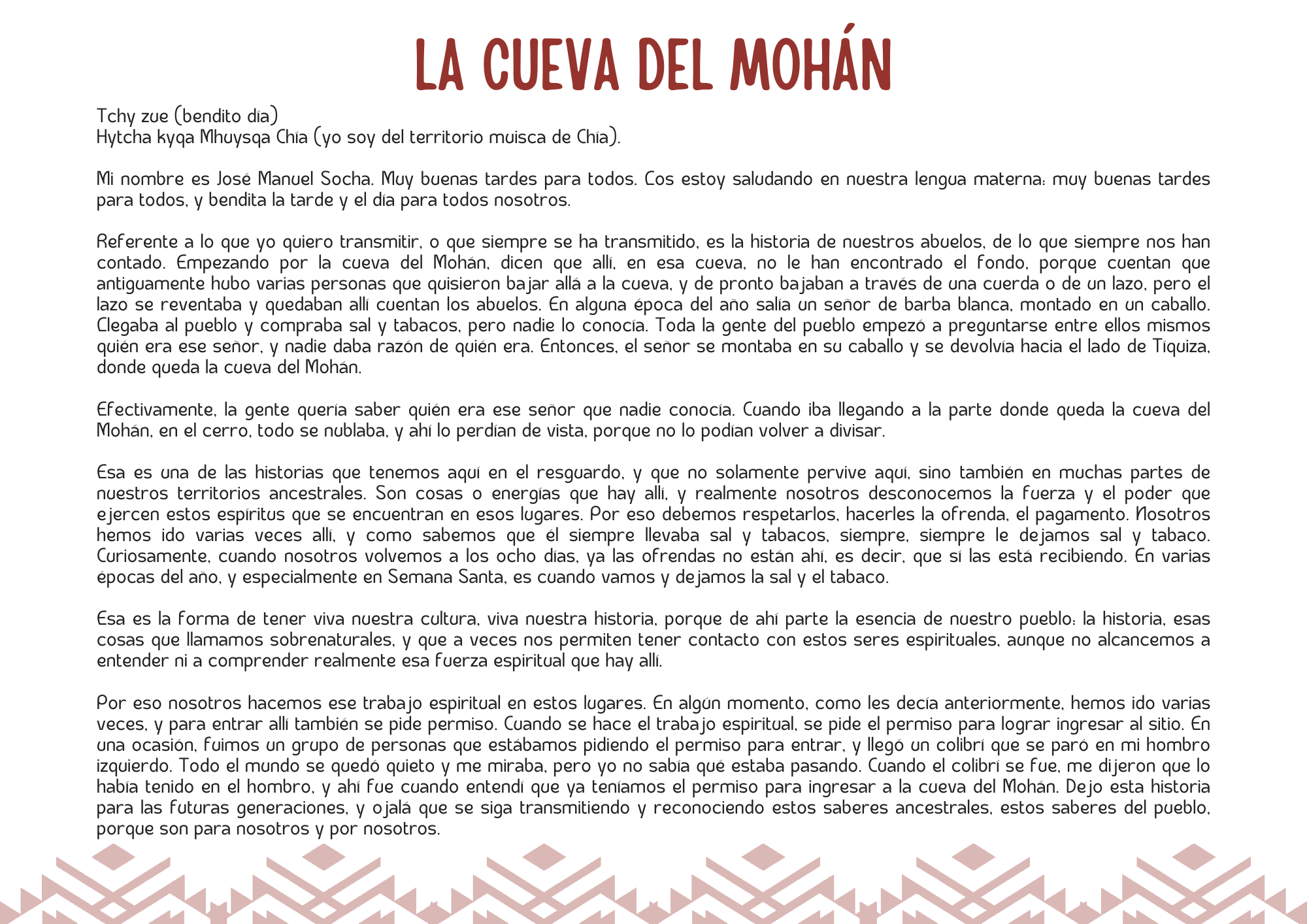 LA CUEVA DEL MOHÁN